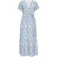Usha Vestido safira / branco