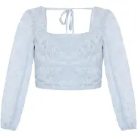 Faina Blusa 'Festive' azul claro