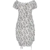 Faina Vestido 'Festive' antracite / branco
