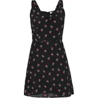 Mymo Vestido vermelho / preto / branco
