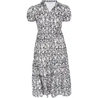 Usha Vestido preto / branco