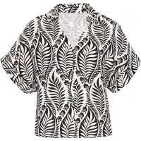 Usha Blusa preto / branco