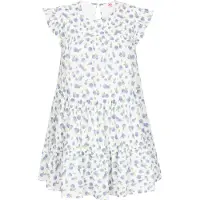 Mymo Vestido 'Young Fashion' safira / verde claro / branco