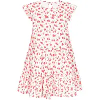 Mymo Vestido verde claro / vermelho / branco