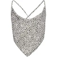 Faina Top 'Festive' taupe / greige / offwhite