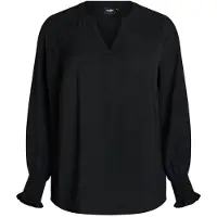 Zizzi Blusa 'Kikka' preto