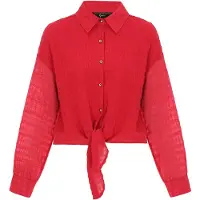 Faina Blusa 'Festive' vermelho