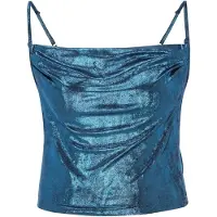 Faina Top 'Festive' azul