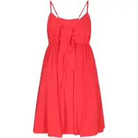 Swirly Vestido de verão vermelho