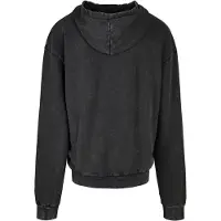 Build Your Brand Moletom Com Capuz Acid Washed Oversized