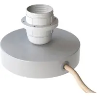 Creative Cables Quebra-luz Posaluce-candeeiro De Mesa Em Metal Com Ficha Bipolar