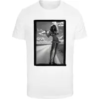Mister tee Camisa 'Road To Nowhere' cinzento / preto / branco
