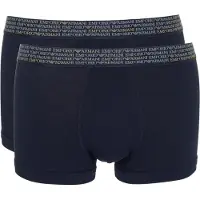 Emporio Armani Boxers All Over Logo Elastic Trunk 2 Unidades