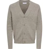 Only & Sons Casaco de malha 'ONSRAY' bege escuro
