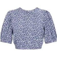 Nelice Blusa safira / preto / branco