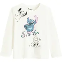 COOL CLUB by SMYK Camisola 'LILO&STITCH' azul / preto / branco