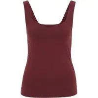 We fashion Top borgonha