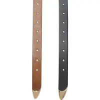 Urban Classics Cinto Chunky Buckle Loop Synthetic Leather 2 Unidades