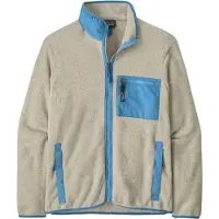 Patagonia - Marcas - M's Synch Jkt Oatmeal Heather w/Shore Blue para Homem - Tamanho S