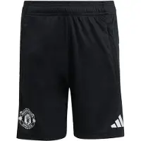 Adidas Calças de desporto 'Manchester United' preto / branco