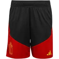 Adidas Calças de desporto 'Belgien Tiro' amarelo escuro / vermelho fogo / preto