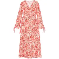 Usha Vestido lagosta / cor-de-rosa / branco