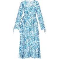 Usha Vestido azul claro