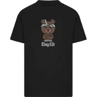 Mister tee Camisa 'Bandana Bear Sketch' mistura de cores / preto