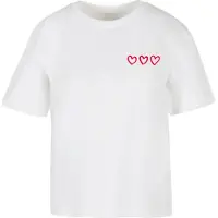 Mister tee Camisa 'Three In A Row' vermelho / branco