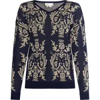 Usha Pullover bege / marinho