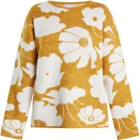 Usha Pullover 'Lurea' caril / branco
