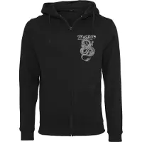 Mister tee Moletom Com Fecho Dragons Never Die