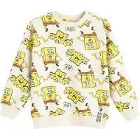 Cool Club Sweatshirt 'SPONGEBOB' bege / castanho / amarelo / branco