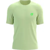 Compressport - Vestuário trail corrida - Performance SS Tshirt M Lime para Homem - Tamanho S - Verde