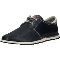Pikolinos para homem. M8W-6429 Sapatos de couro Saler azul-marinho (43), Plano, 1 a 3cm, Cordão, Casual, Clássico