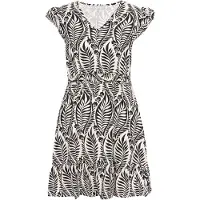 Usha Vestido bege claro / preto