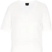 Dreimaster Klassik Pullover offwhite