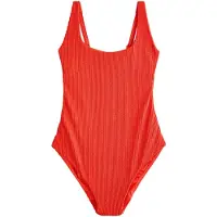 Next Fato de banho vermelho-alaranjado