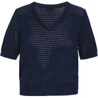 Dreimaster Klassik Pullover navy