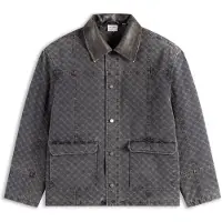 Daily Paper casacos de ganga MONOGRAM WORKWEAR JACKET homens - Cinza - EU S