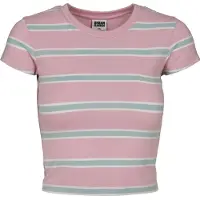 Urban Classics Camisa opal / cor-de-rosa / branco