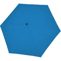 Doppler Ombrello Pieghevole In Fibra Mini Compatto Uni Blu Elettrico — Ombrello