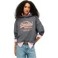 Superdry Moletom Com Capuz Vl Metallic Relaxed