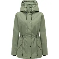 MARIKOO Parka meia-estação 'Bonbonparty 16' verde pastel