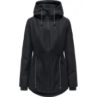 NAVAHOO Parka meia-estação 'Blumentanz 14' preto