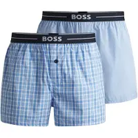 BOSS Boxers 'Nos' azul fumado / azul noturno / azul claro / branco