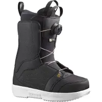 Salomon Snowboard - Botas snowboard Mulher - Pearl Boa Black/White/Gold para Mulher - Tamanho 23 - Preto