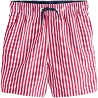 Next Calções de banho vermelho / branco