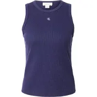 Calvin Klein Jeans Camiseta Sem Mangas Monogram Patch Waffle Racer
