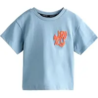 SmALLSAINTS Camisola 'Orlando' azul claro / laranja